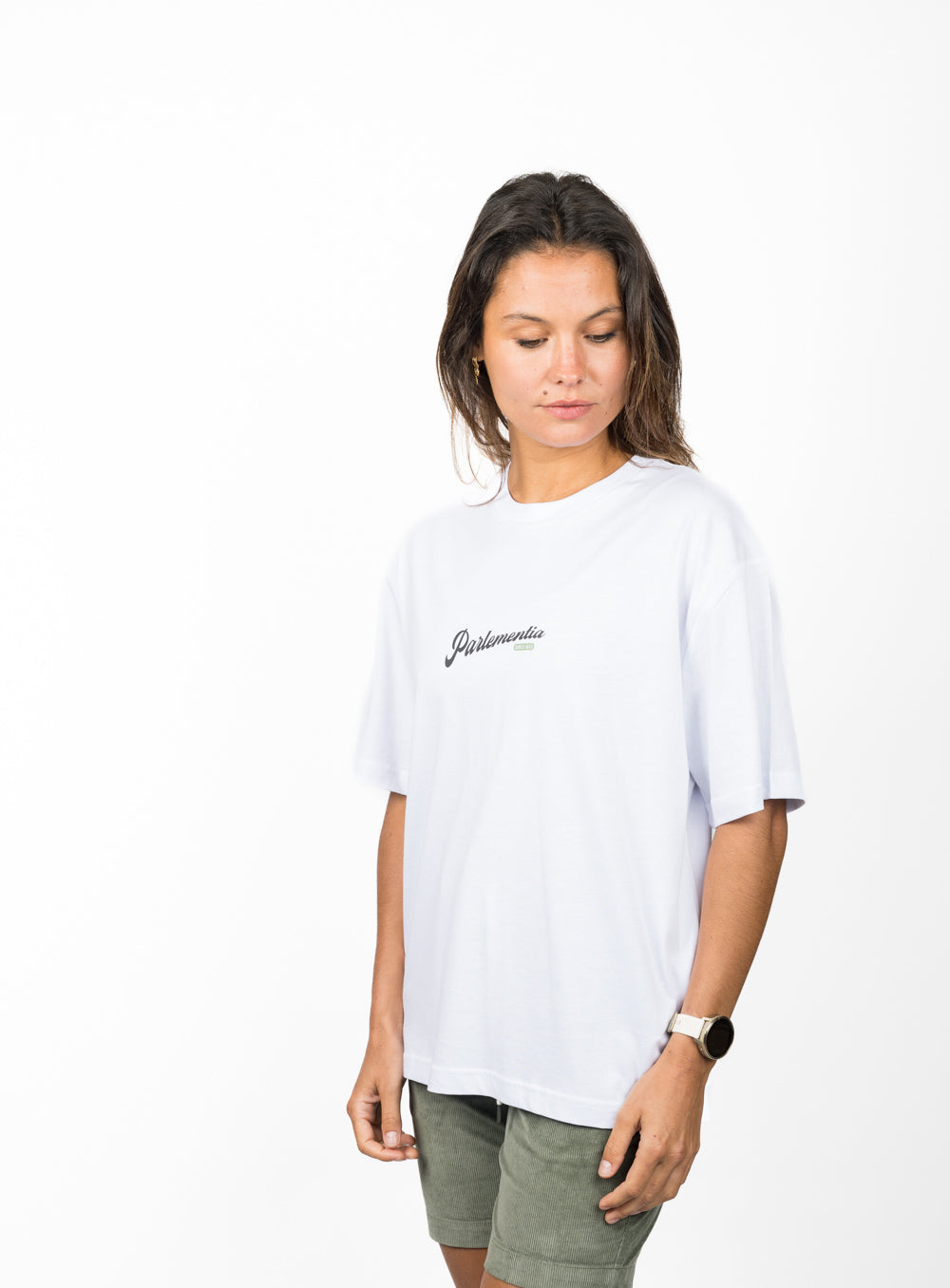 Surf Music Oversized Tee - White
