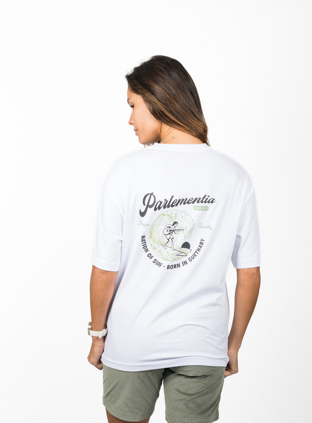 Surf Music Oversized Tee - White