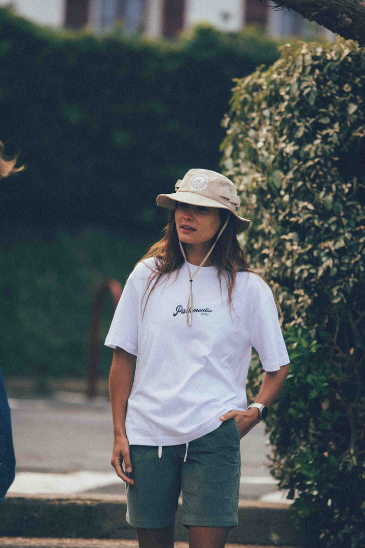 Surf Music Oversized Tee - White