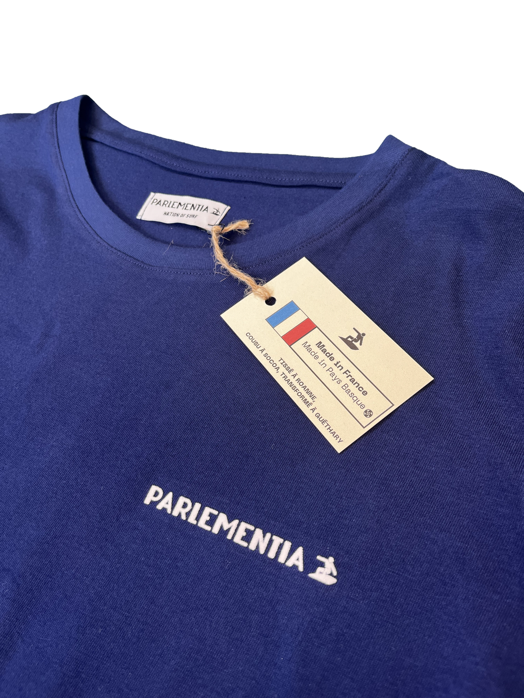 T-shirt navy - white Parlementia
