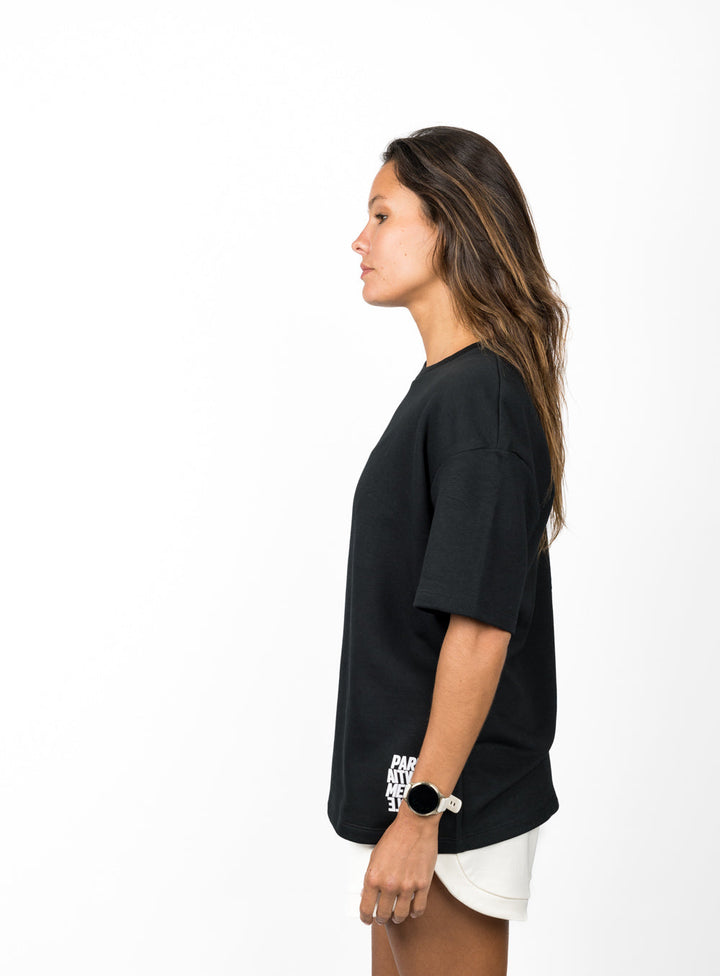 Distant Swell Oversized Ws SS Tee - Black