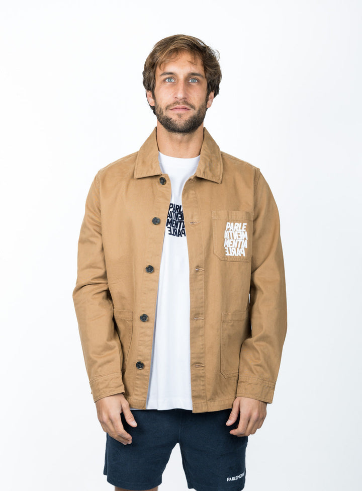 Distant Swell Worker Jacket - Washed Camel