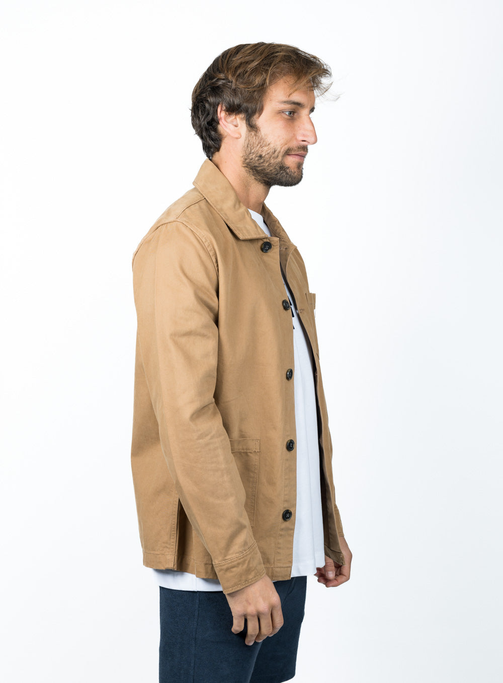 Distant Swell Worker Jacket - Washed Camel