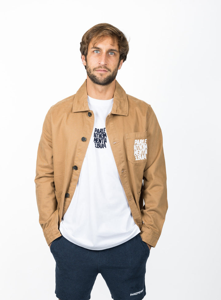 Distant Swell Worker Jacket - Washed Camel