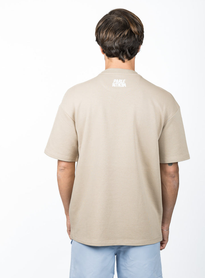 Distant Swell Oversized SS Tee - Wet Sand