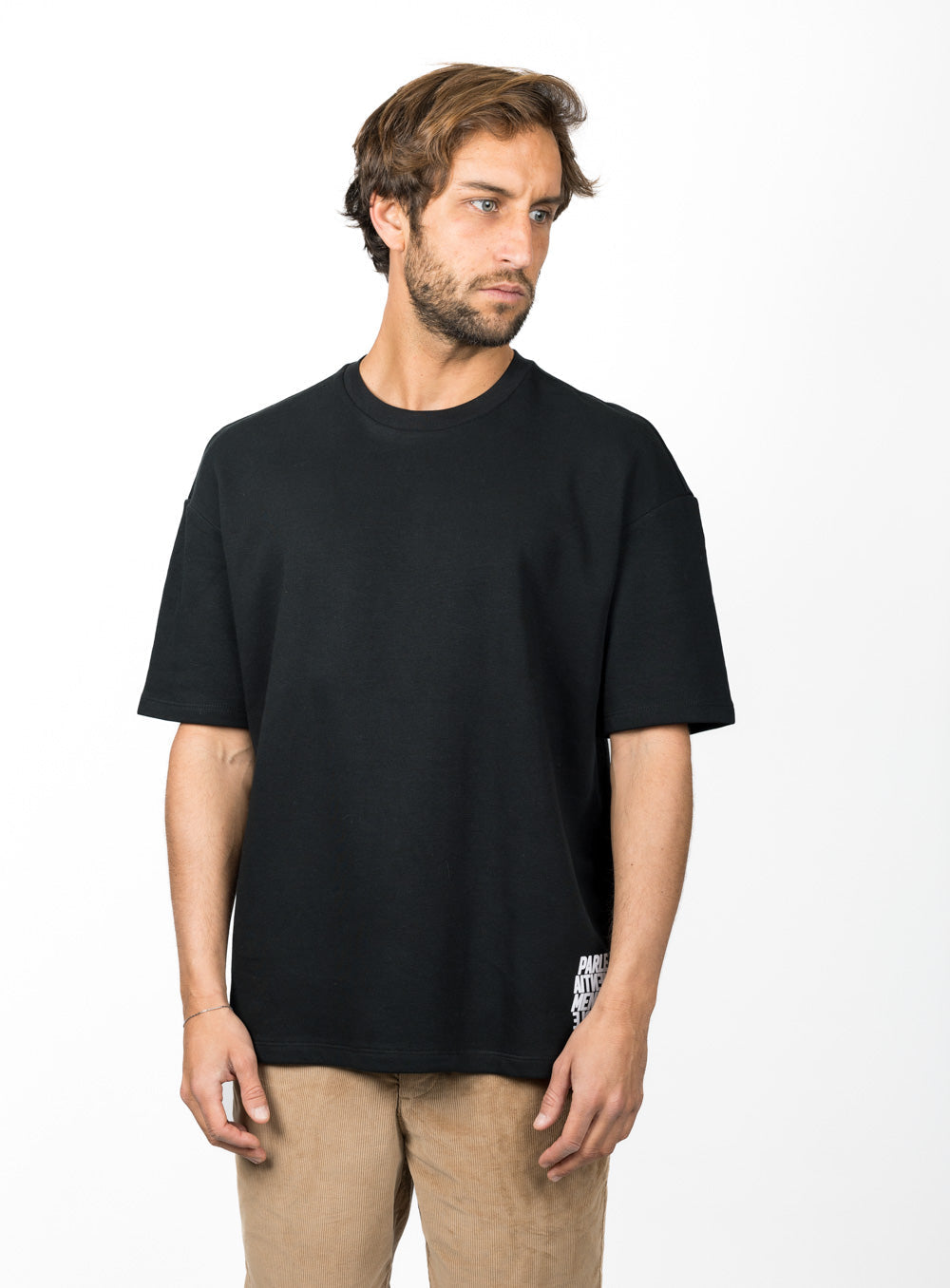 Distant Swell Oversized SS Tee - Black