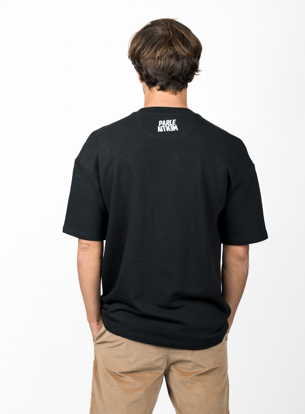 Distant Swell Oversized SS Tee - Black