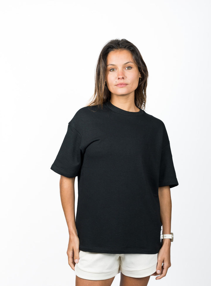 Distant Swell Oversized Ws SS Tee - Black