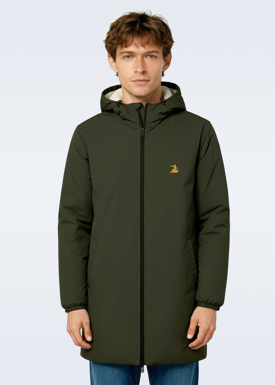Parka fourré kaki - tri Easysurf