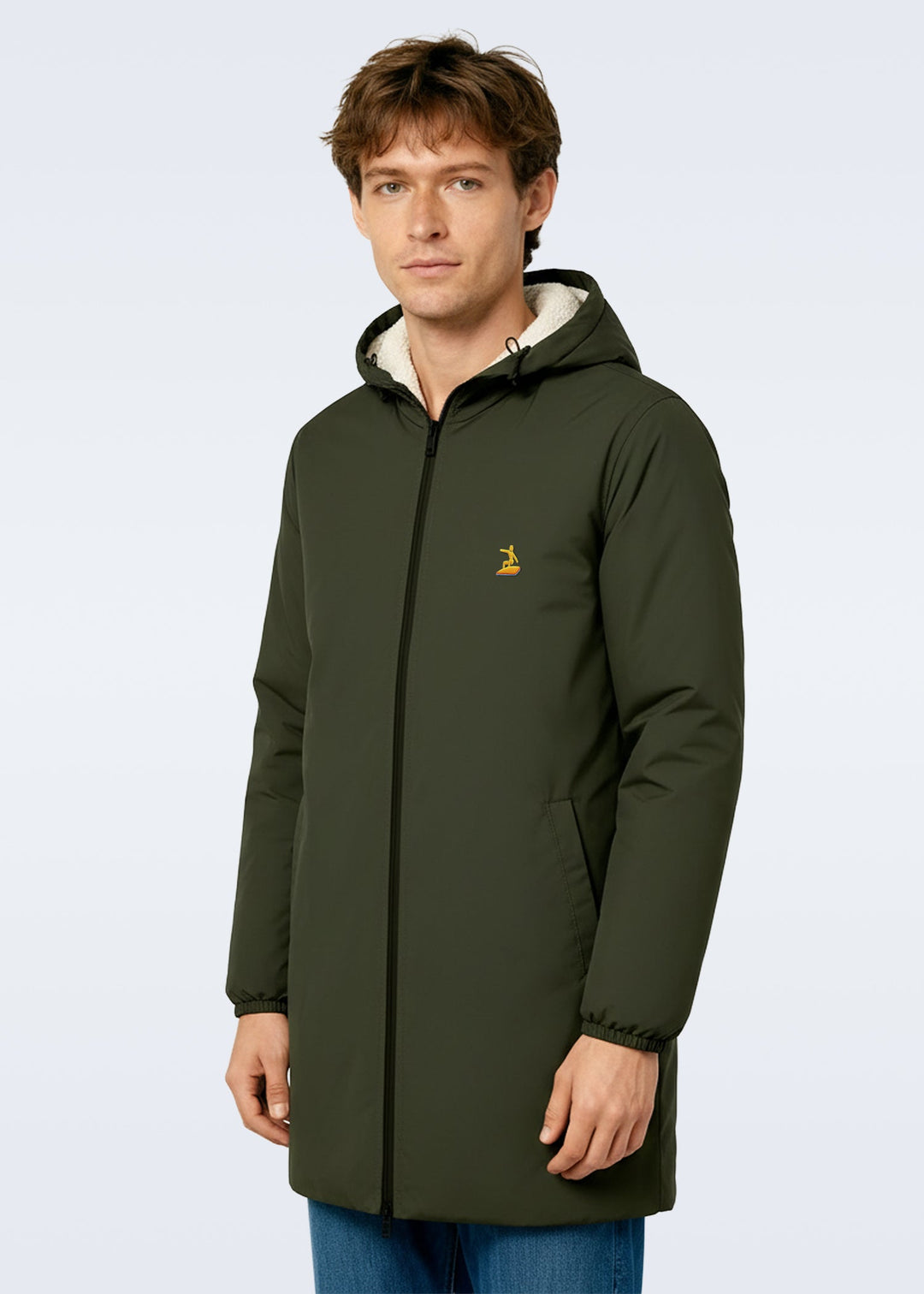 Parka fourré kaki - tri Easysurf