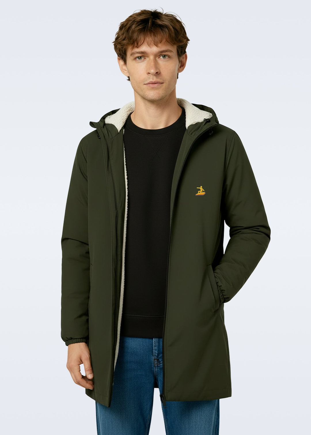 Parka fourré kaki - tri Easysurf