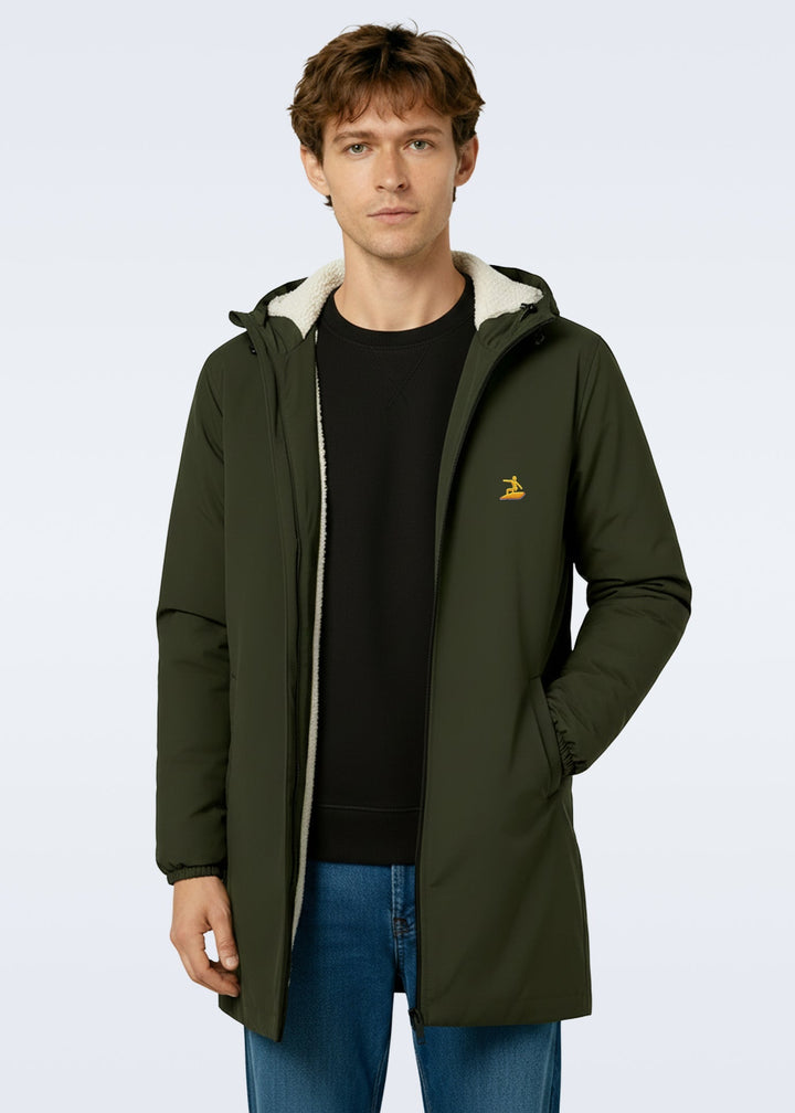 Parka fourré kaki - tri Easysurf