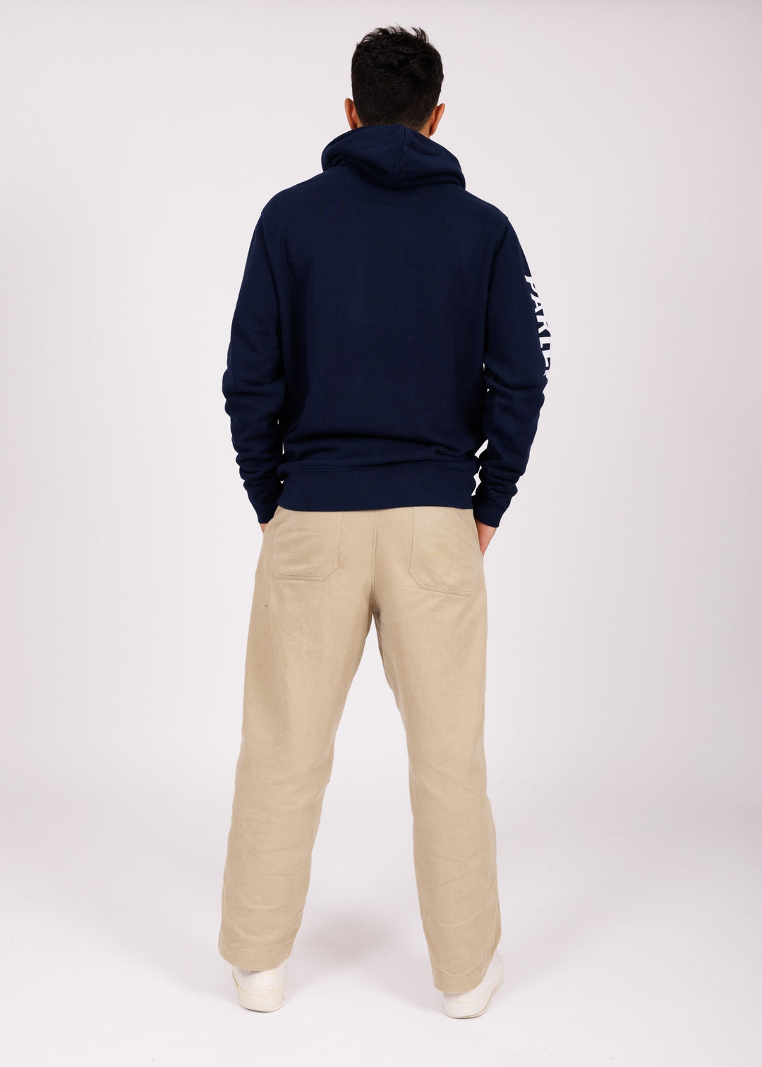Hoodie navy - white Tech