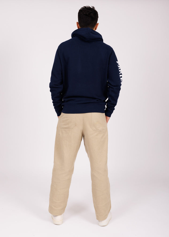 Hoodie navy - white Tech