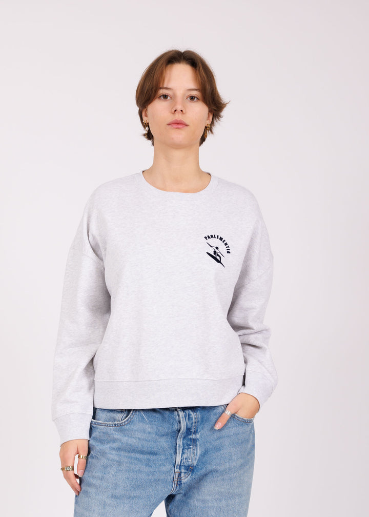 Sweat girl grey - navy Fingers