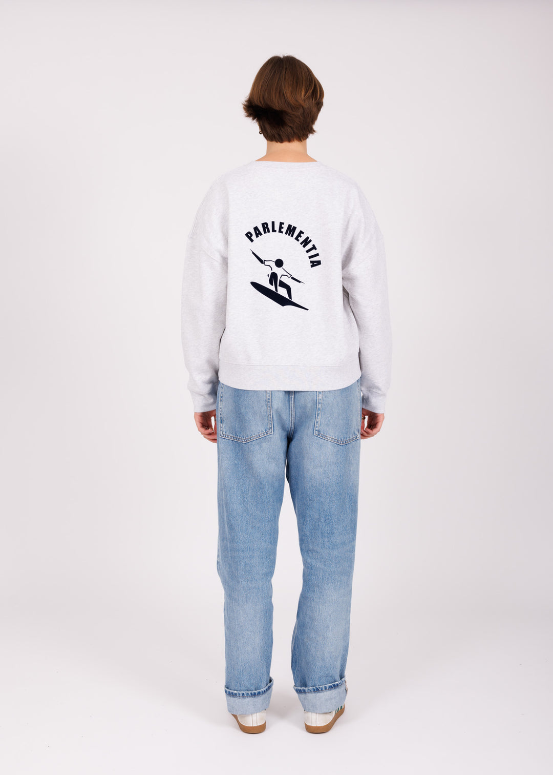 Sweat girl grey - navy Fingers