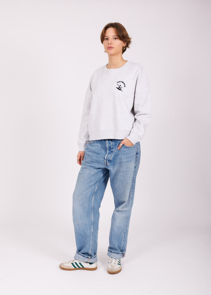 Sweat girl grey - navy Fingers