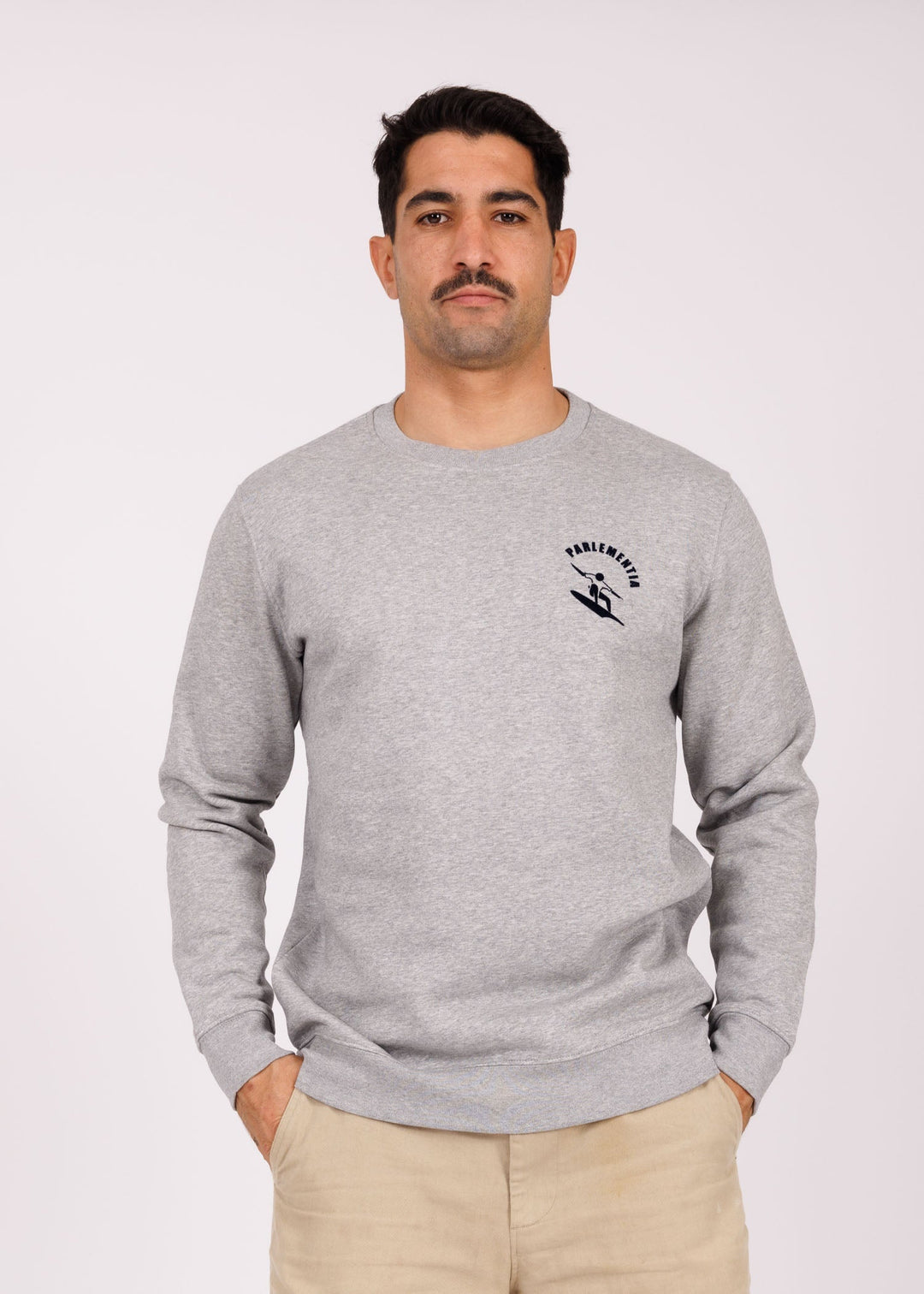 Sweat grey - navy Fingers