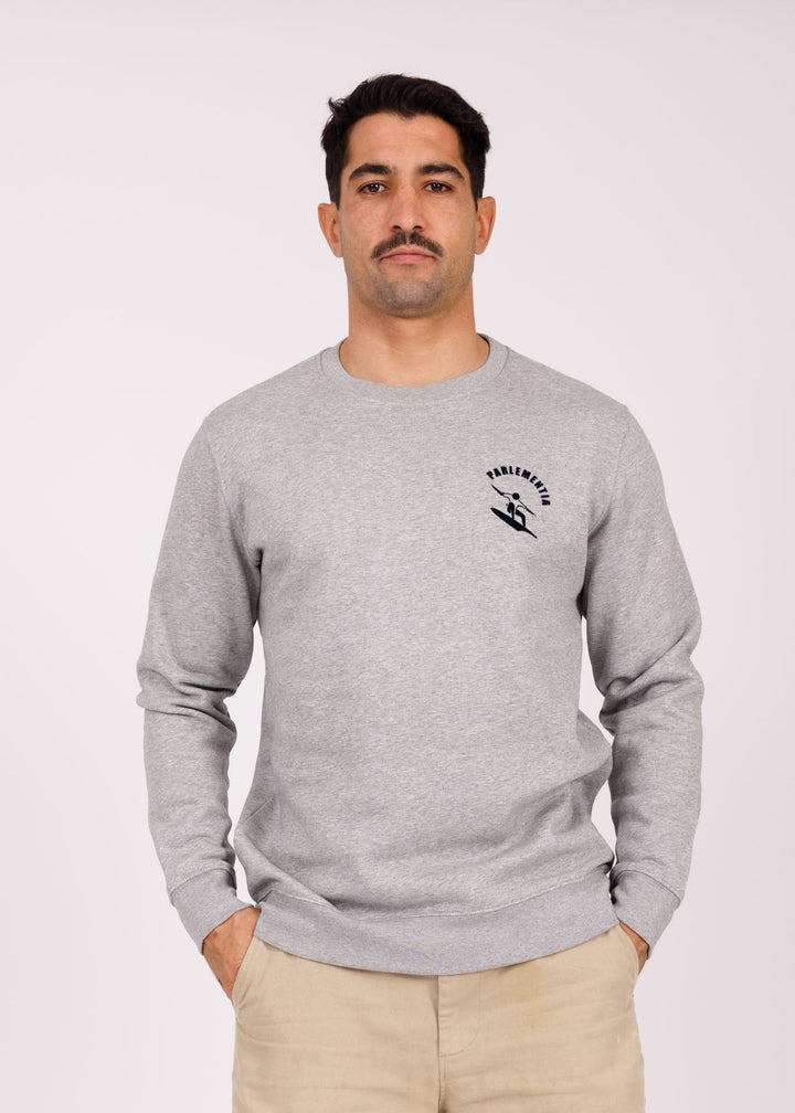 Sweat grey - navy Fingers