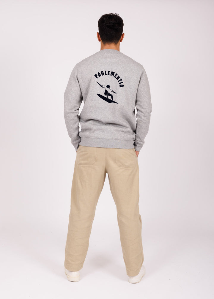 Sweat grey - navy Fingers