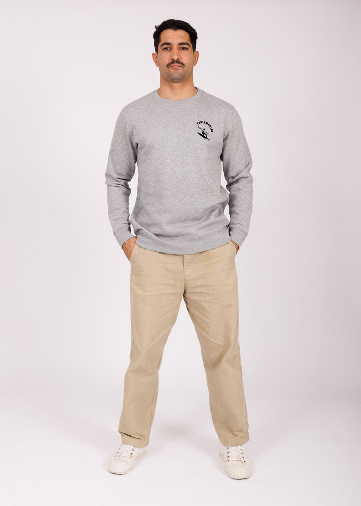 Sweat grey - navy Fingers