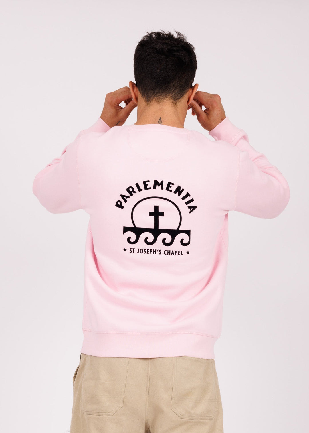 Sweat mixte pink - black Chapel