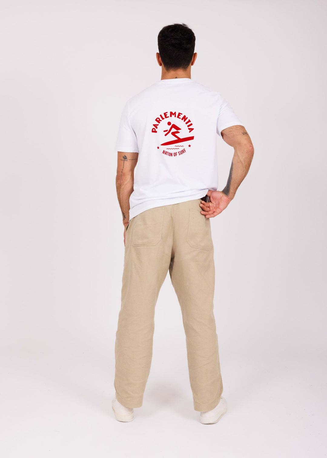 T-shirt white - red Myth