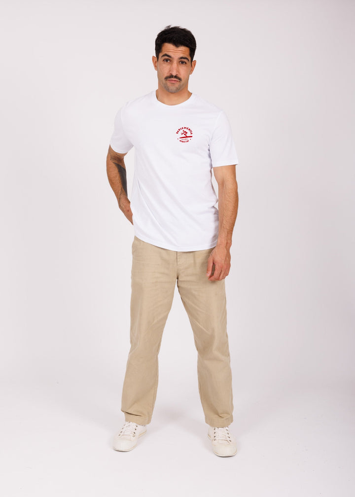 T-shirt white - red Myth