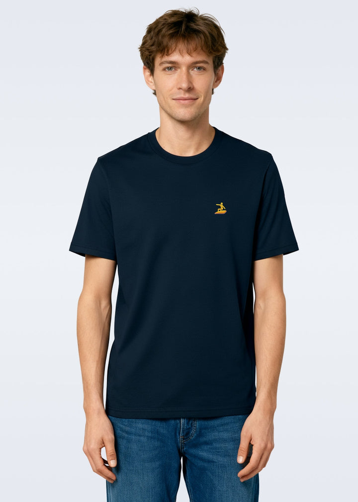 T-shirt brodé navy - tri Easysurf