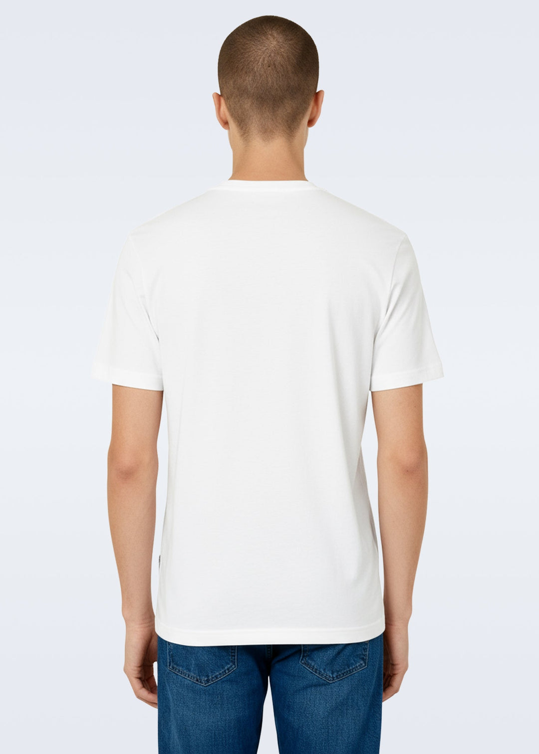 T-shirt brodé white - tri Easysurf