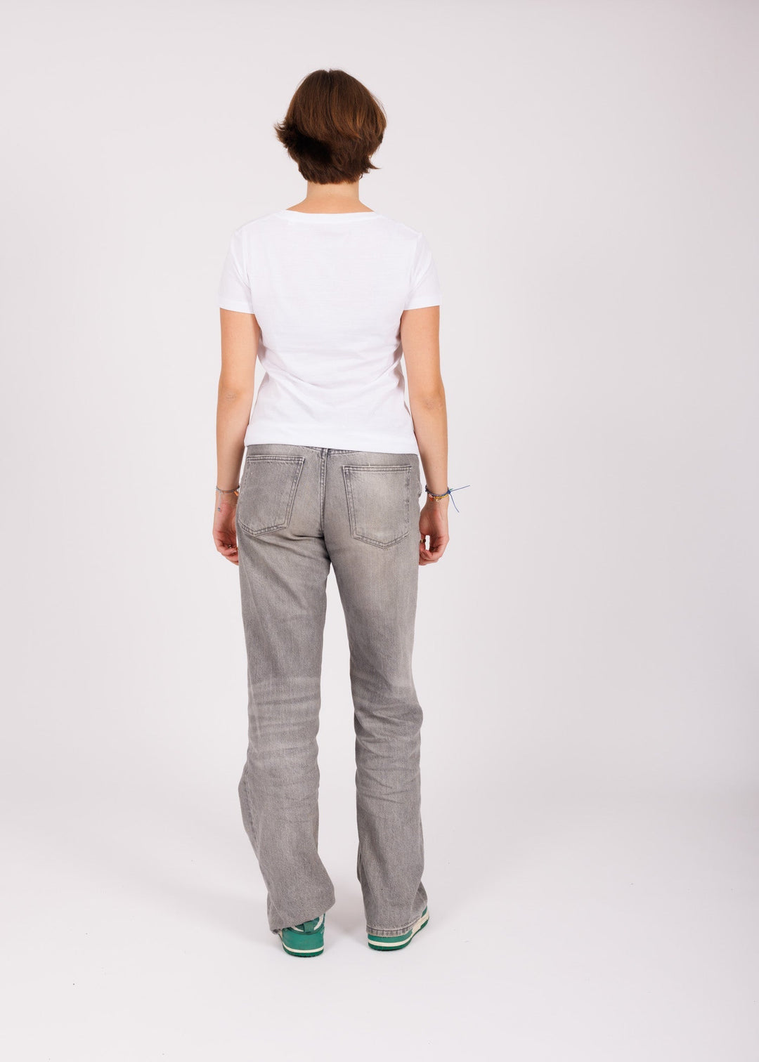 T-shirt girl white - Drop tri