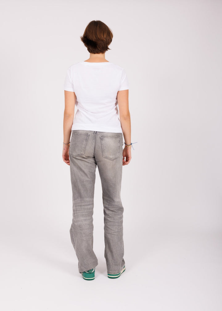 T-shirt girl white - Drop tri