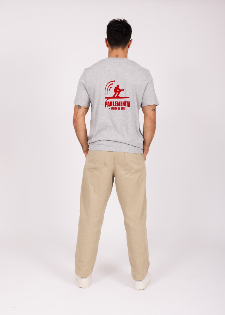 T-shirt grey - red Rocket