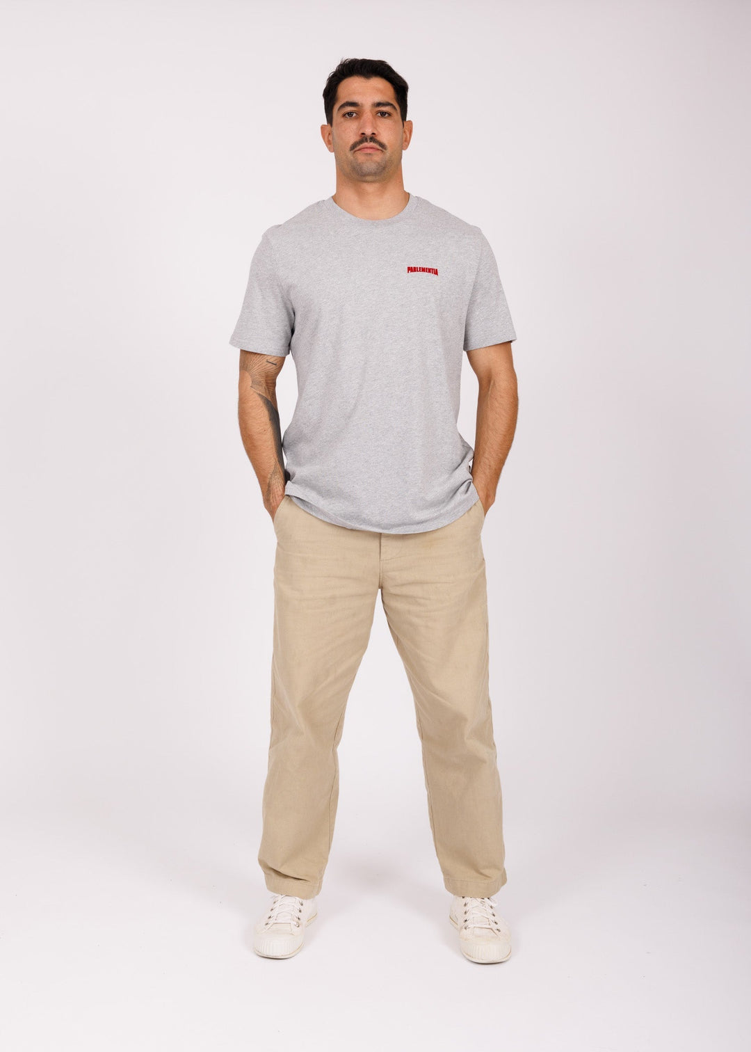 T-shirt grey - red Rocket