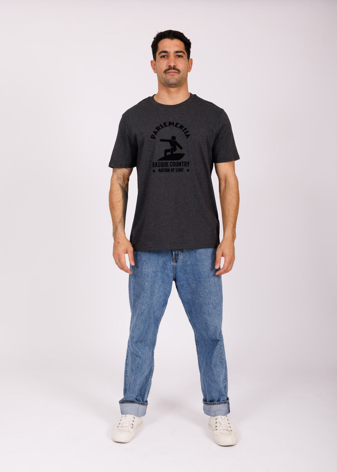 Foam Fiction Tee - Dark Heather