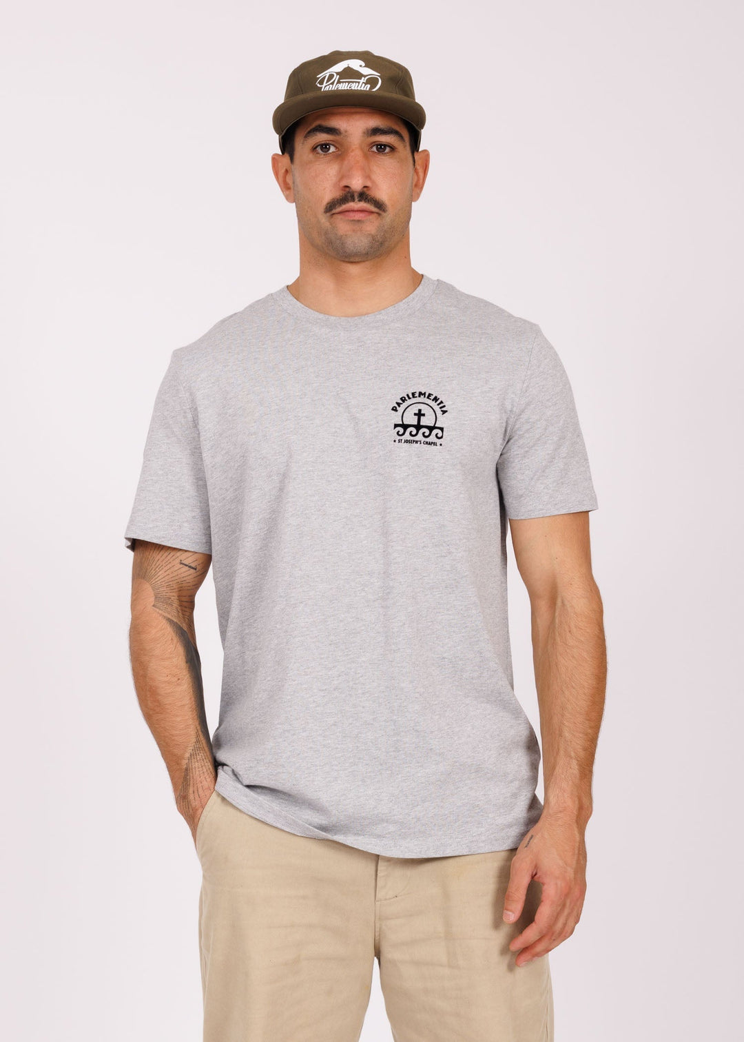 T-shirt grey - black Chapel