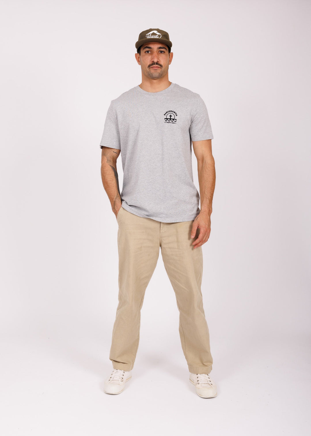 T-shirt grey - black Chapel