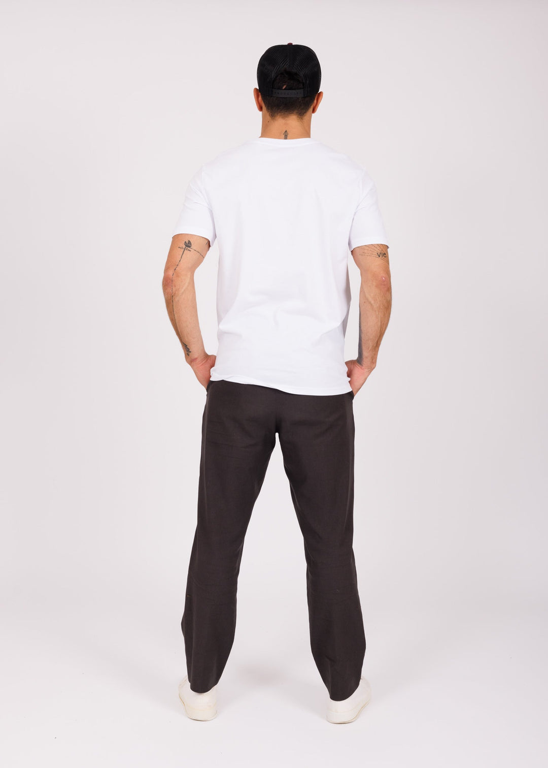 White T-shirt - blue Whale