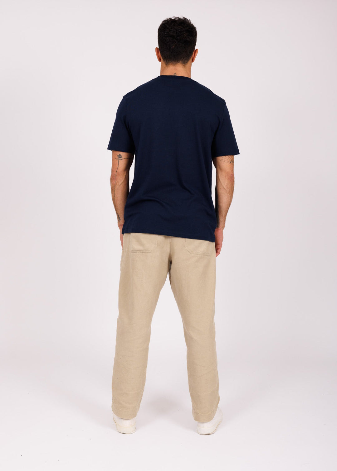 Navy T-shirt - orange easysurf