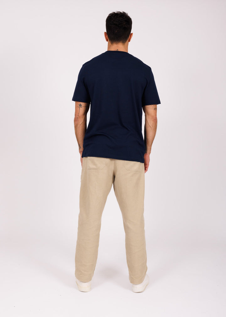 Navy T-shirt - orange easysurf
