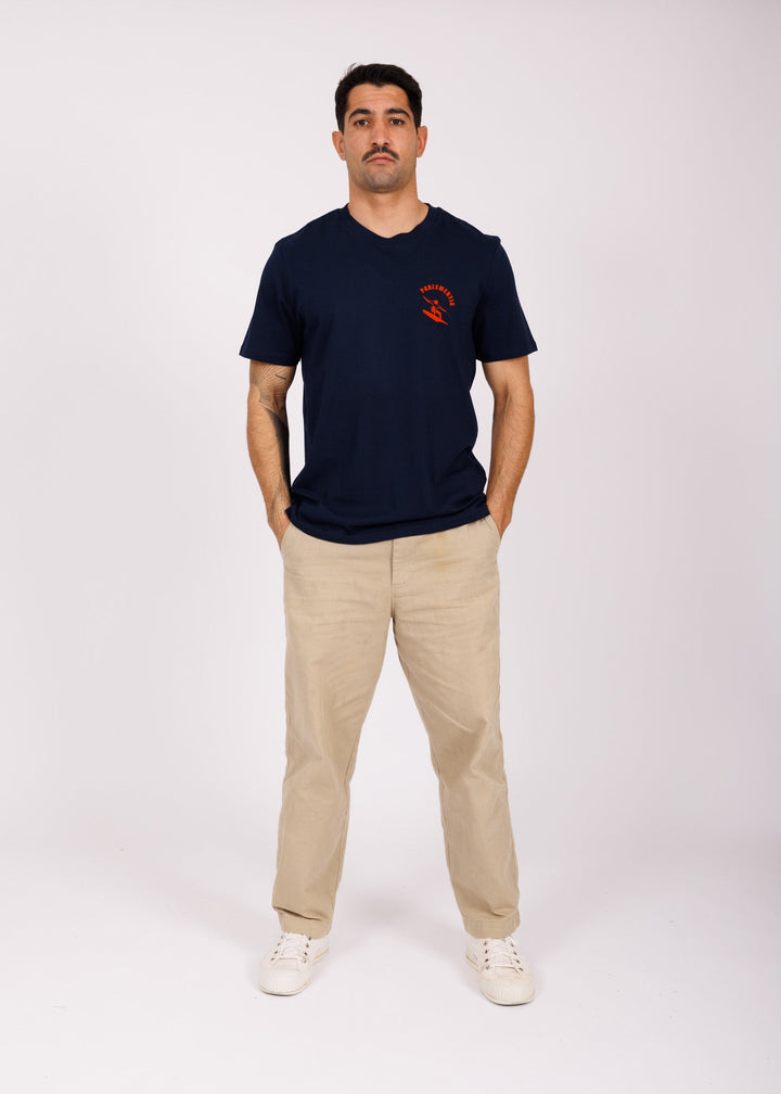 T-shirt navy - orange Fingers