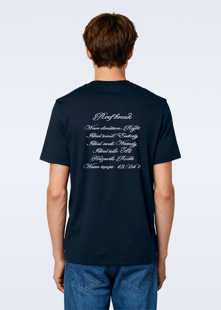 T-shirt navy - white Reef Break