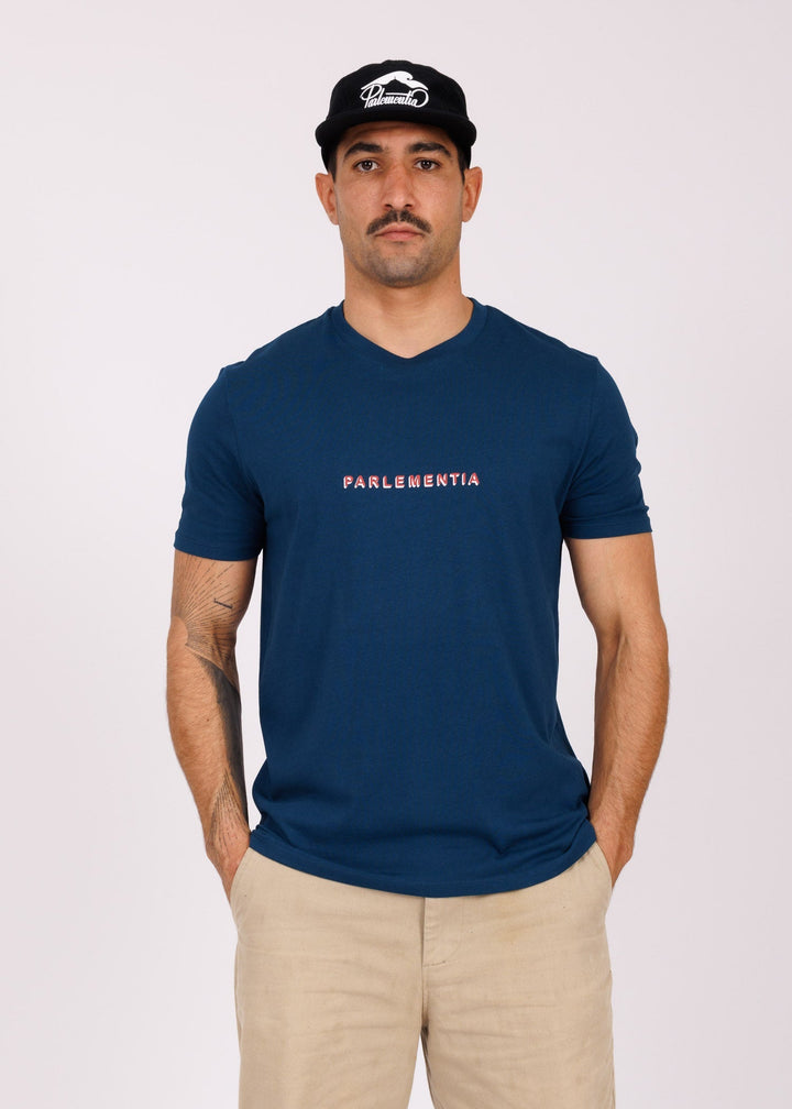 T-shirt peacock blue ~ bi Nation