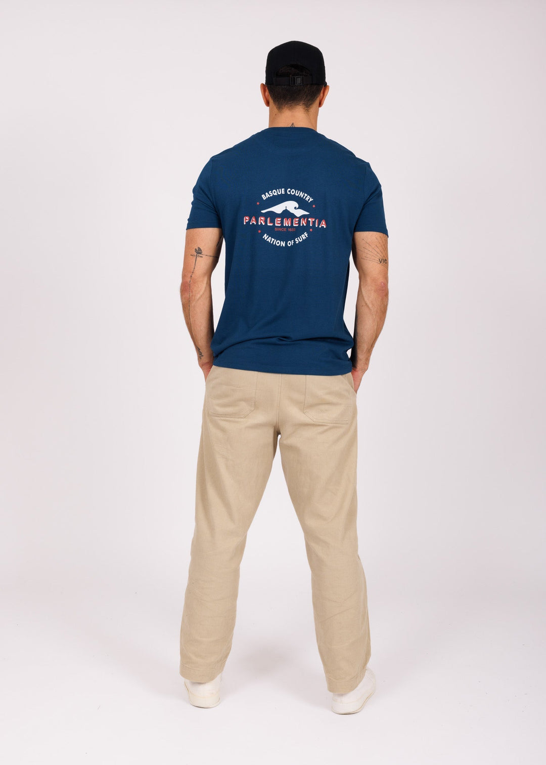 T-shirt peacock blue ~ bi Nation