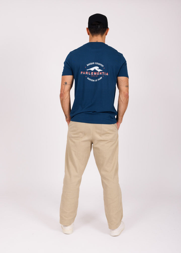 T-shirt peacock blue ~ bi Nation
