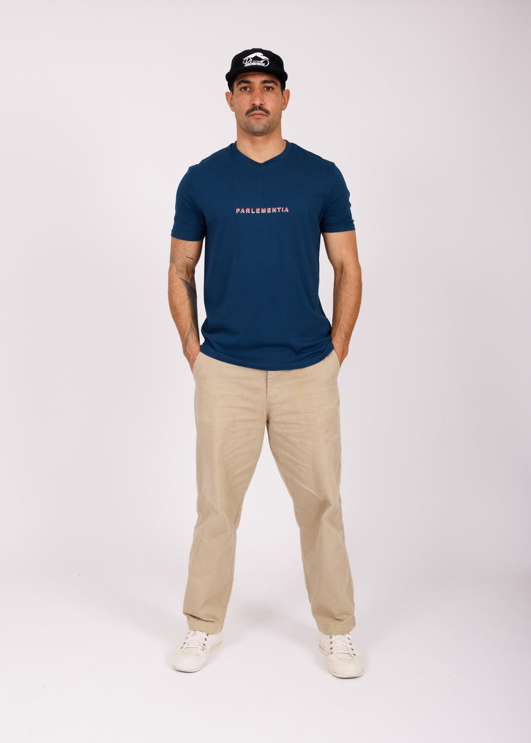 T-shirt peacock blue ~ bi Nation