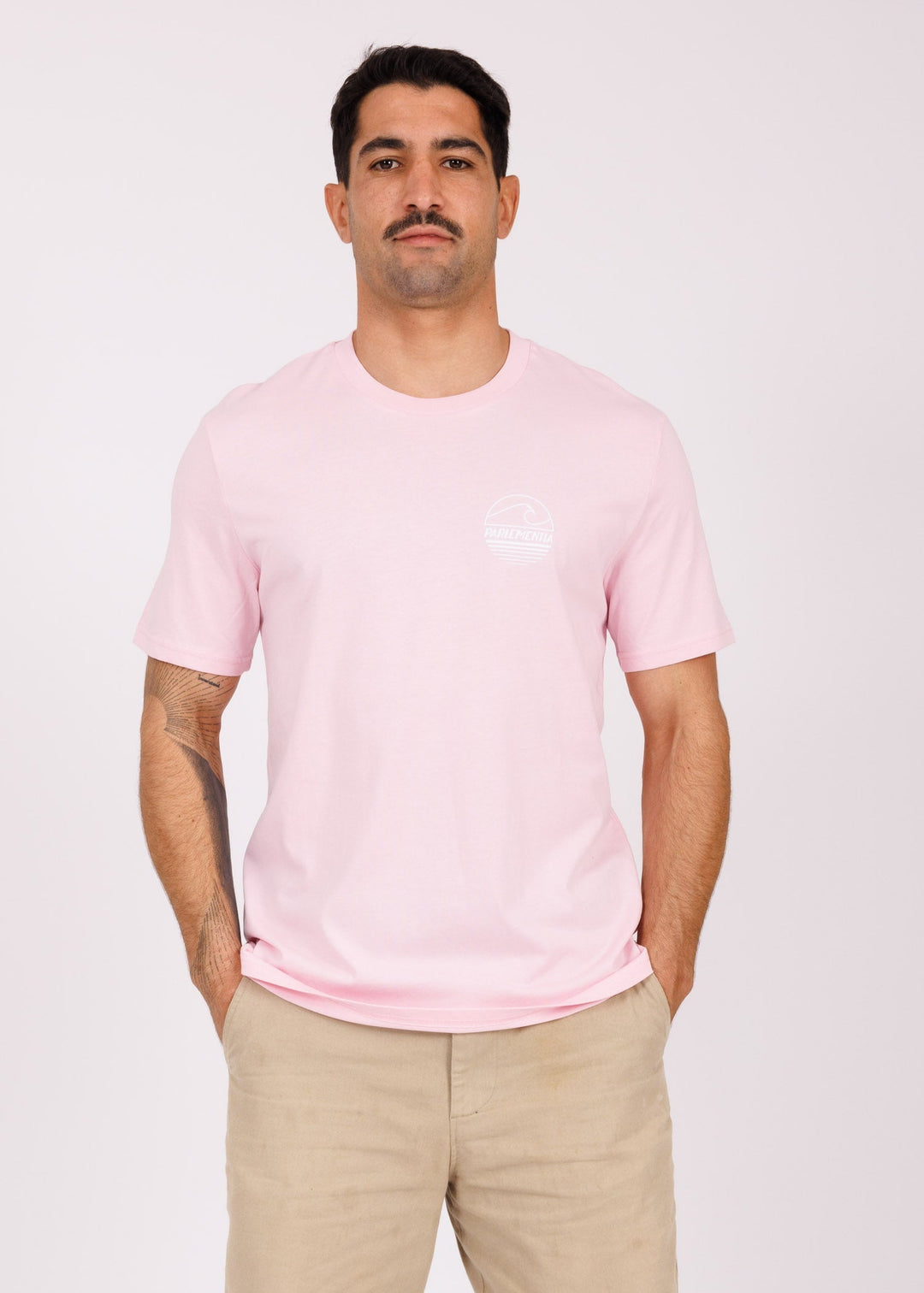 T-shirt mixte pink - white P&