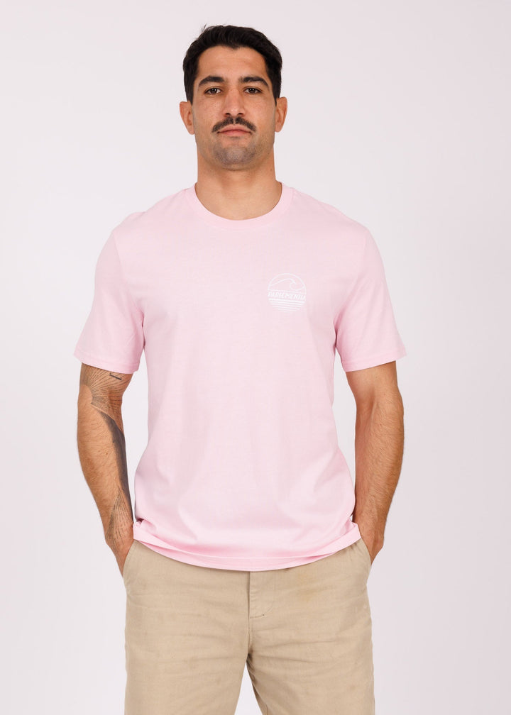 T-shirt mixte pink - white P&