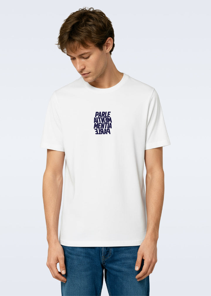 T-shirt white ~ navy Swell