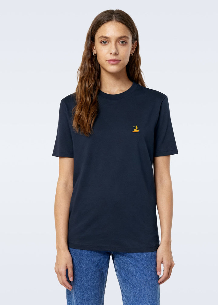 T-shirt brodé navy - tri Easysurf